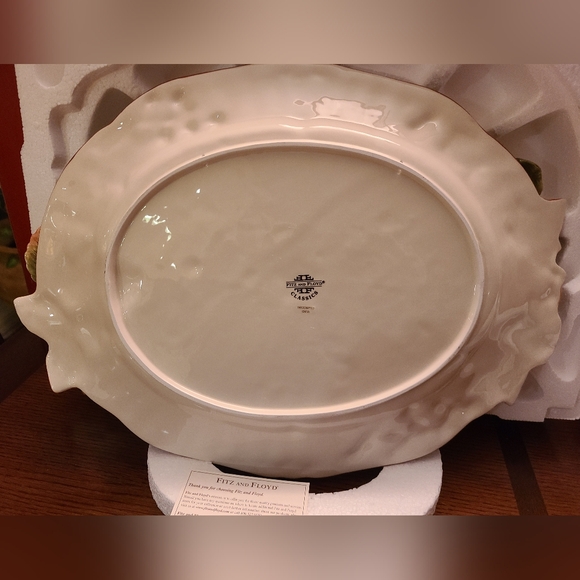 Fitz And Floyd Venetian Romance Platter - Picture 4 of 7